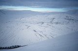 View towards Glas Maol from the Tiger