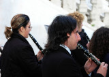 Funeral horn players