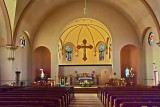 Minot ND Catholic church interior