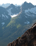 Climber on the Southwest Buttress, SEWS