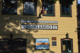 2 Sign on the front of the Durango station of the D&SNG