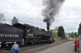 3 The 481 departs Durango with the car knocker down checking for sticking brakes