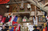 More of the inside of the Handlebar restaurant showing goods for sale