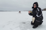 Stu on first ice