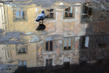 Reflections on Piazza di Madonna degli Aldobrandini<br />3693