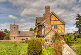 Gatehouse and Church - Stokesay Castle.