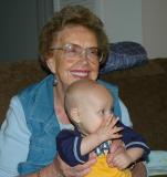 Great grandma Ruth with Brooks - 9 months