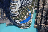 Pool area of the Address Downtown Dubai