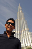 Dennis with the Burj Khalifa