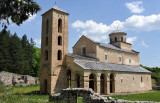 View of the main church at Sopoćani