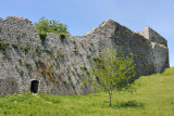 Wall between the second and third courtyards