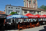 Despite the Lav umbrella, most of Novi Pazars outdoor cafs dont serve alcohol