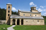The church at Sopoćani was completed ca. 1265