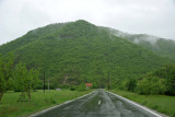 Entering BiH from Serbia on a rainy day
