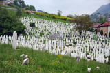 Graves of the defenders of Sarajevo 1992-1996