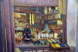 Painting of the shop of the Papo family, which stood on the same site for 300+ years