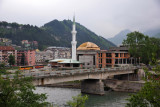 Modern bridge over the Neretva linking Sarajevo with Mostar and the coast