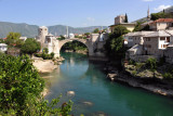 Neretva River from the West Bank downstream of the Old Bridge