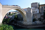 The Old Bridge was a historic link between the Christian and Muslim worlds linking the Ottoman Empire with the Adriatic coast
