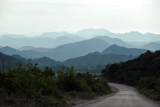 The narrow road leading from Stolac to the Bosnian coastal enclave of Neum