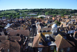 View from the tower, St. Marys Church, Rye