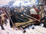 Arrest of old-believer Boyarynya Feodosia Morozova  in 1671, V.I. Surikov, 1887