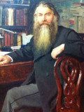 Portrait of I.E. Zabelin by I.E. Repin, 1877