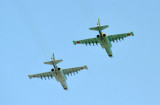 Azerbaijan Air Force Sukhoi Su-25 over Baku