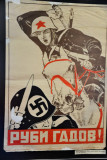 Soviet Propaganda Poster - РУБИ ГАДОВ!