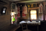 Interior of the Popivka Farmstead, Pyrohiv Museum of Folk Architecture