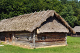 Long log house from the village Mulchici, Rivnenska Region