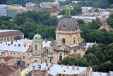 Dominican Church from Lviv Town Hall