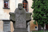 Sculpture inside the old southwest gate, Lviv