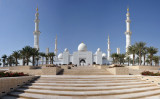 Panoramic View of the Sheikh Zayed Mosque from the eastern steps
