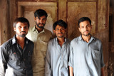 A group of Pakistani tourists visiting Lahore Fort