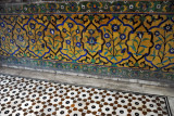 Mosaic floor and lower portion of the wall, Tomb of Jahangir