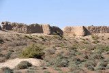 Northern wall of the Sultan Qala, the largest of Mervs ancient walled cities