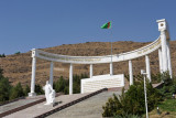 Trkmenbashy monument at Saglyk oly