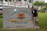 Dennis at the Singapore Parliament