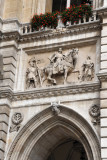 Arch beneath the main tower - Vienna City Hall