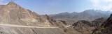 Panorama of the road to Hatta Pools