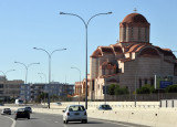 A Greek Orthodox Church along the A1 Motorway as it enters Limmasol