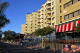 The new town with its hotels stretches along the coast to the east of the Old Town