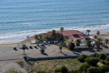 One of 3 seaside club/restaurants at Kourion Beach