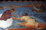 Kykkos Mural - The Virgin Mary rescues a shipwrecked sailor