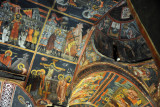 Well preserved ceiling murals of the Church of Agios Ioannis Lambadistis 