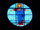 Stained glass window - Basilica Sagrado Corazn