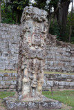 Stela D, 736 AD, in front of Temple 2, Copan