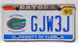 License Plate - University of Florida (Gators) National Champions
