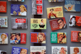Old style magnets with clever sayings